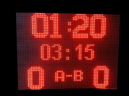halı saha skorbord panosu