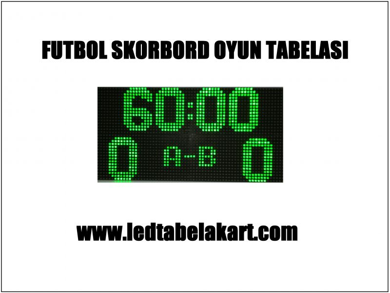 Futbol Skorbord 32x64