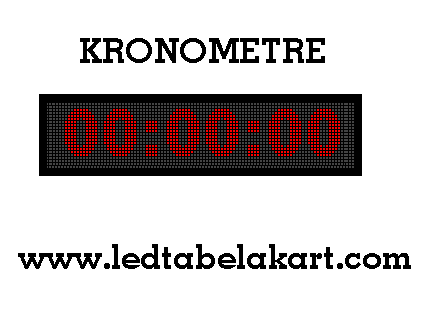 Led Kronometre Göstergesi